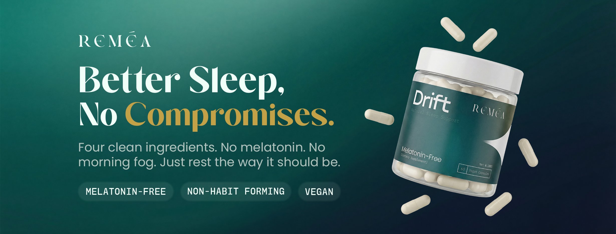 REMĒA — Drift Natural Sleep Support | Melatonin-Free Sleep Supplement ...